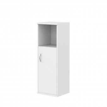 Шкаф колонка с глухой малой дверью СУ-2.1(R) белый 406*365*1200 Imago | Защита-Офис - интернет-магазин сейфов, кресел, металлической 