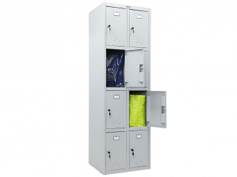 Шкаф для сумок практик LS-24 | Защита-Офис - интернет-магазин сейфов, кресел, металлической и офисной мебели в Казани и Йошкар-Оле
