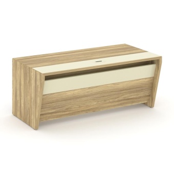 Corner Стол руководителя прямой COR.SR-18 Гикори Песочный/Ваниль 1800*900*750 | Защита-Офис - интернет-магазин сейфов, кресел, металлической и офисной мебели в Казани и Йошкар-Оле