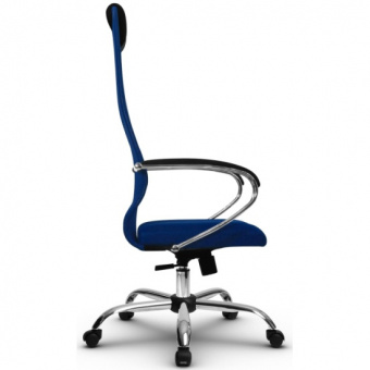 Кресло руководителя Metta SU-BK CH 8, синий | Защита-Офис - интернет-магазин сейфов, кресел, металлической йцу